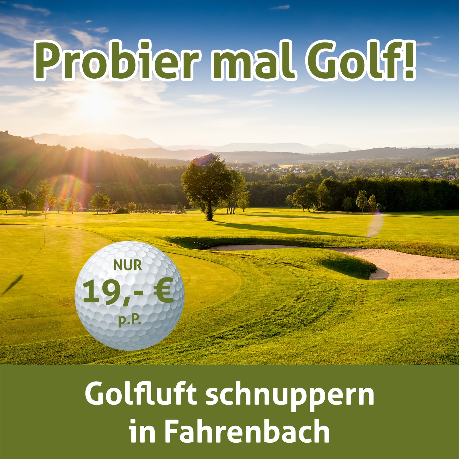 Schnuppergolf-Fahrenbach Schnuppergolf